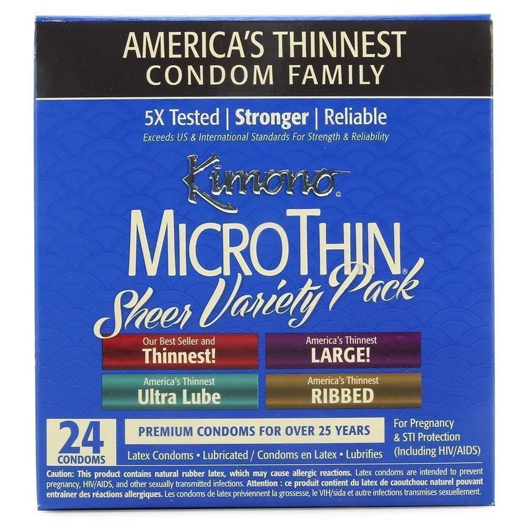 Kimono Sheer Variety Pack Condoms