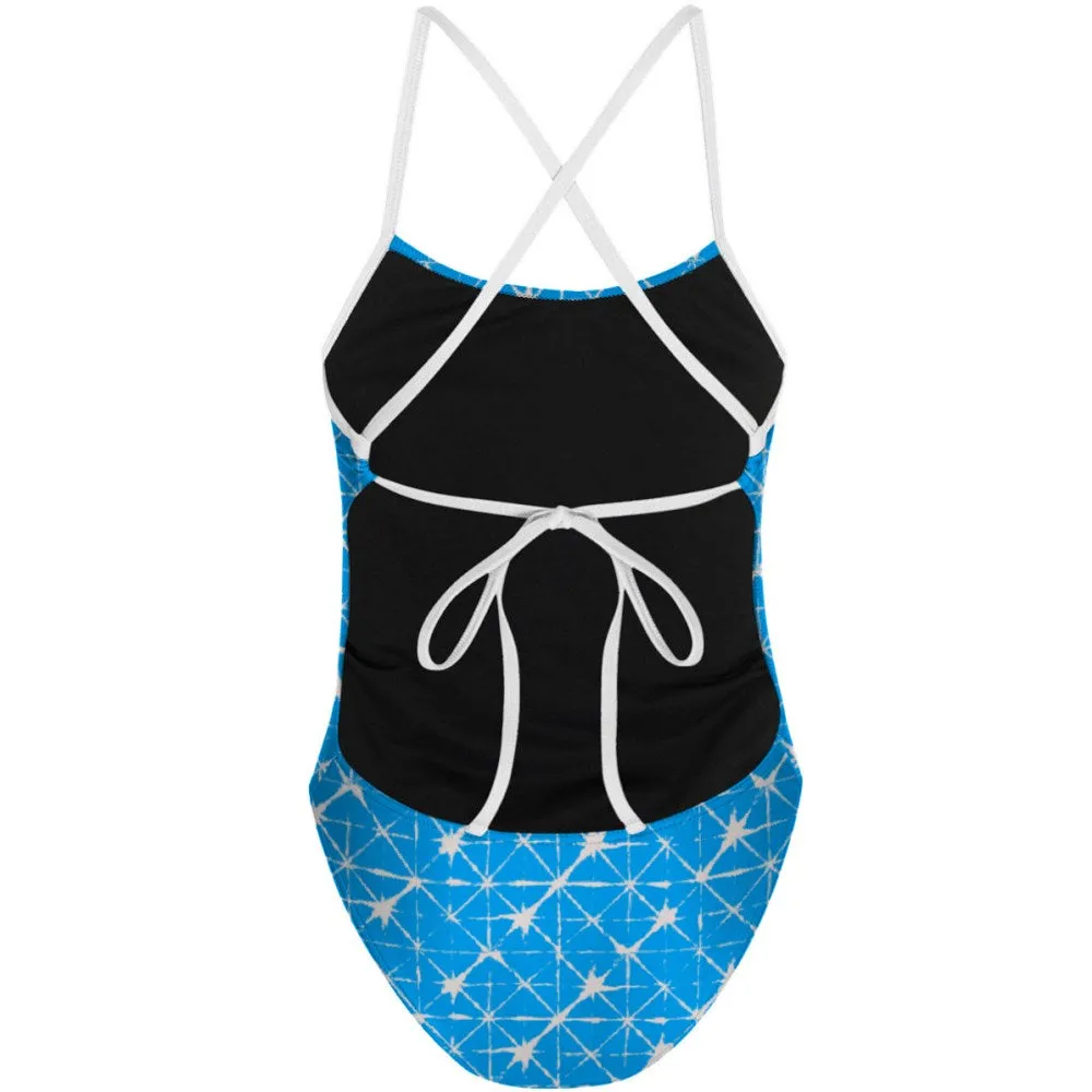 Kimono - Tieback One Piece Swimsuit