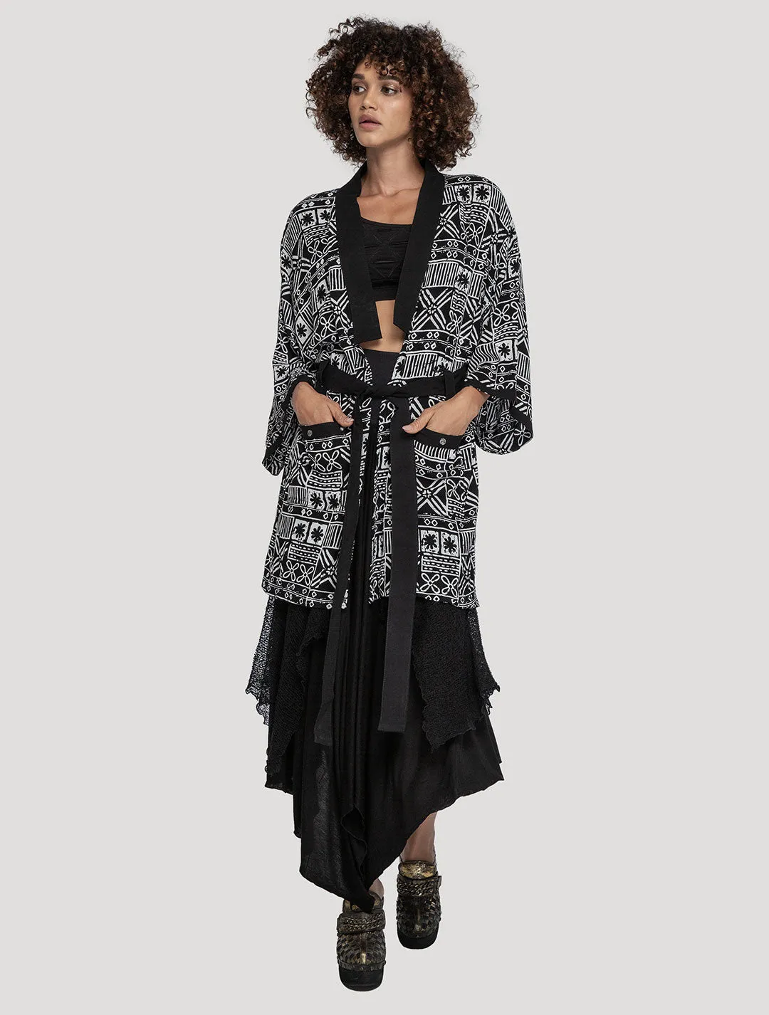 Kinship Short Kimono