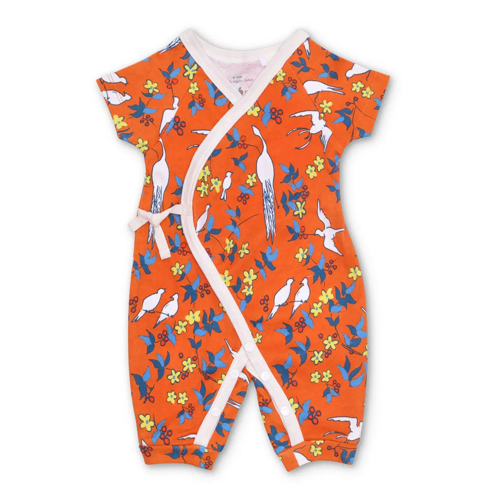 Lala Curio Kimono - Enchanted Leaves Orange