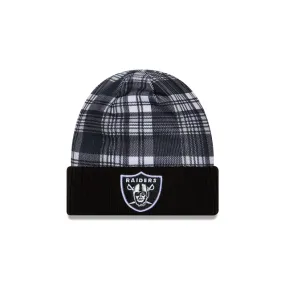 Las Vegas Raiders NFL New Era Men's Black 2024 Official Sideline Statement Cuff Knit Hat