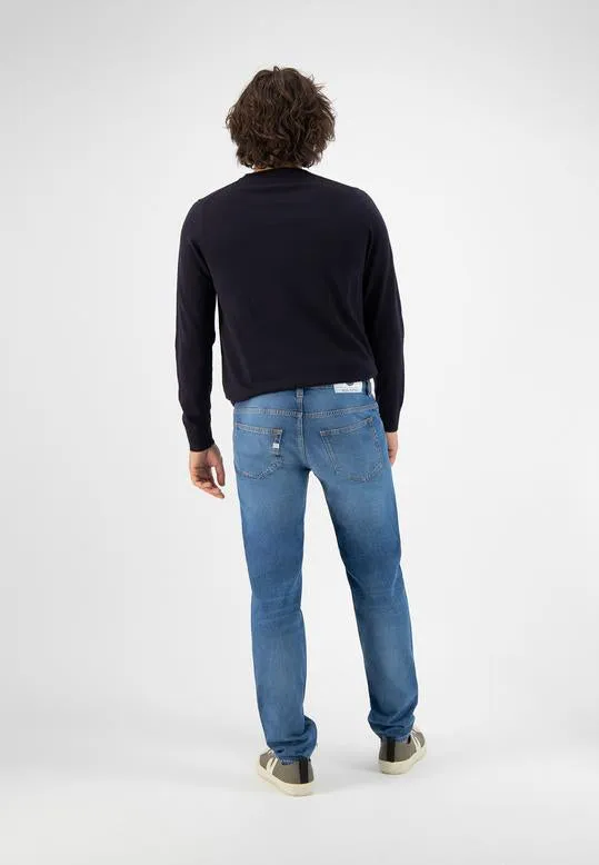 LAST ONE in 34/32 - Mud Jeans Regular Dunn Stone Blue