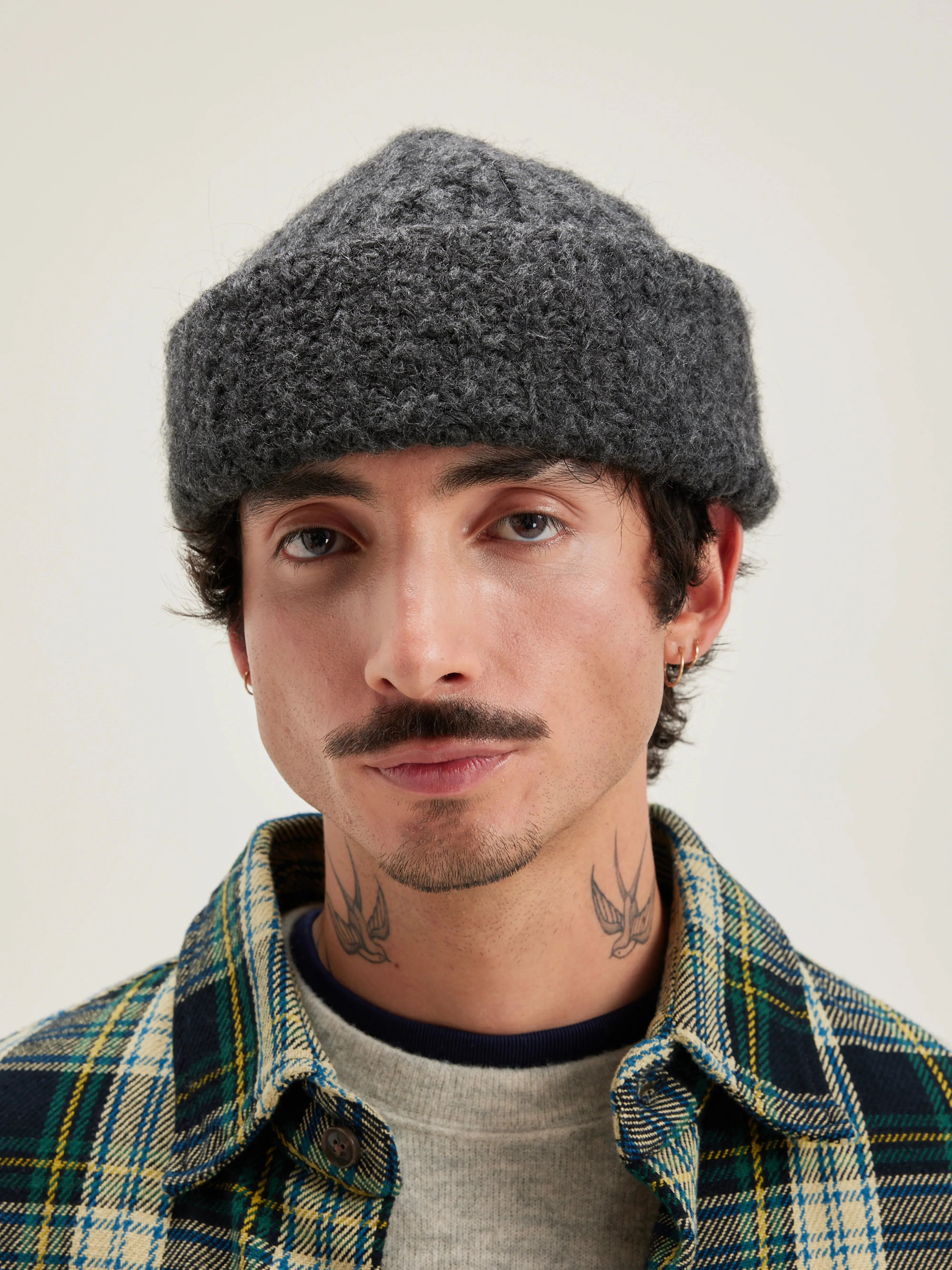 Liote knitted hat (242 / M / MID GREY)