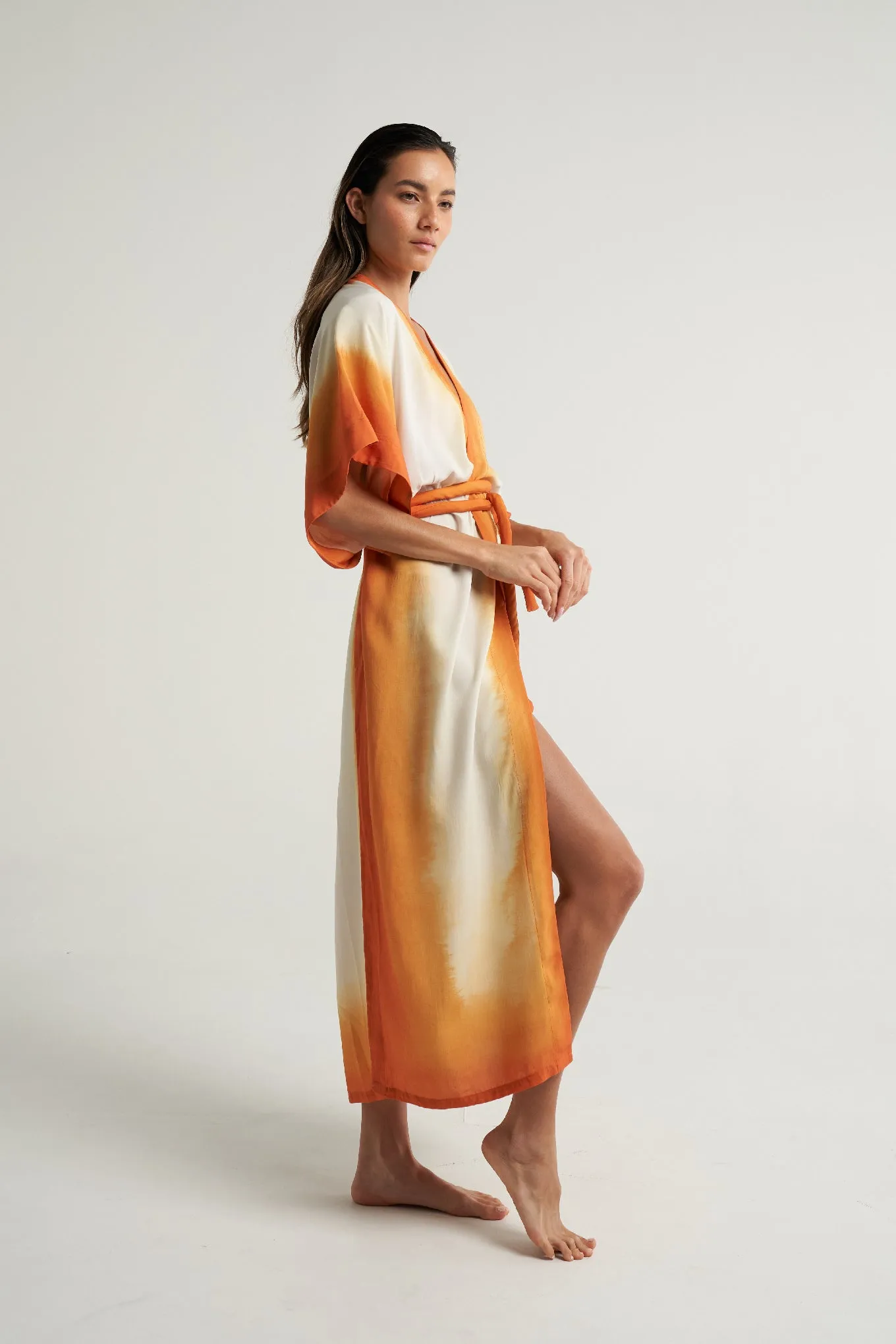 Long Kimono Naranja