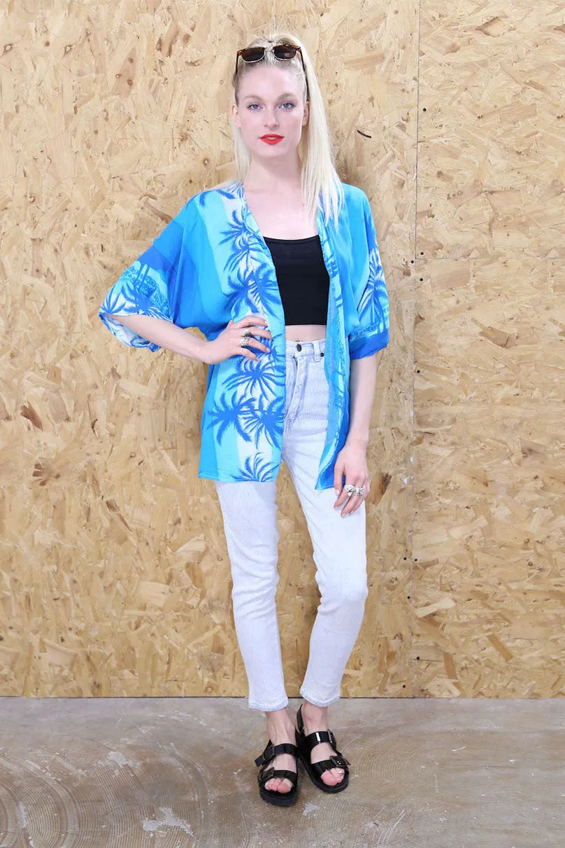 LOOT LABEL Hawaiian Print Kimono