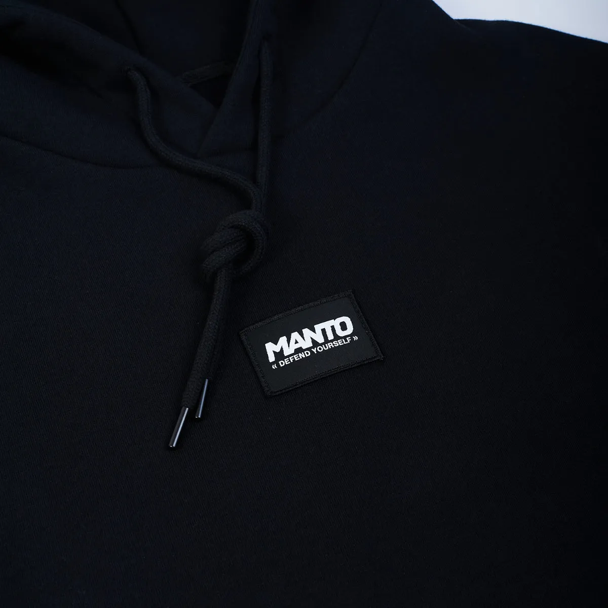 Manto Label Oversize Hoodie Black