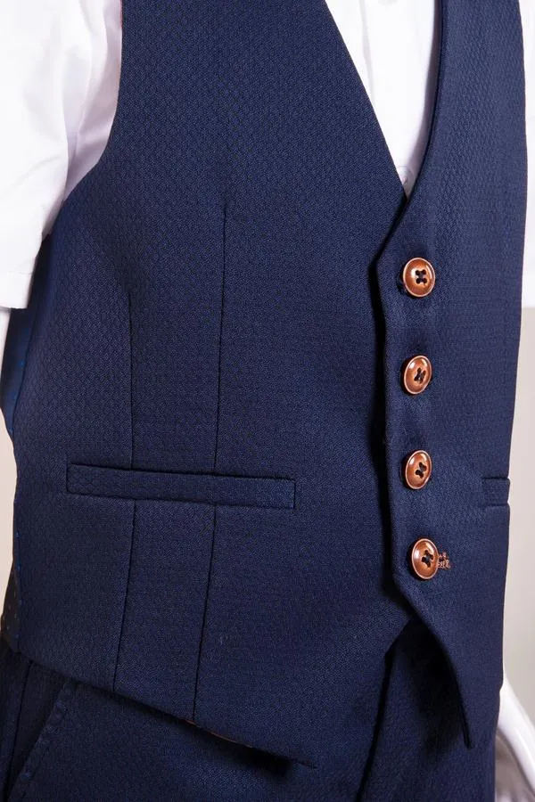 MAX - Childrens Royal Blue Three Piece Suit | Marc Darcy