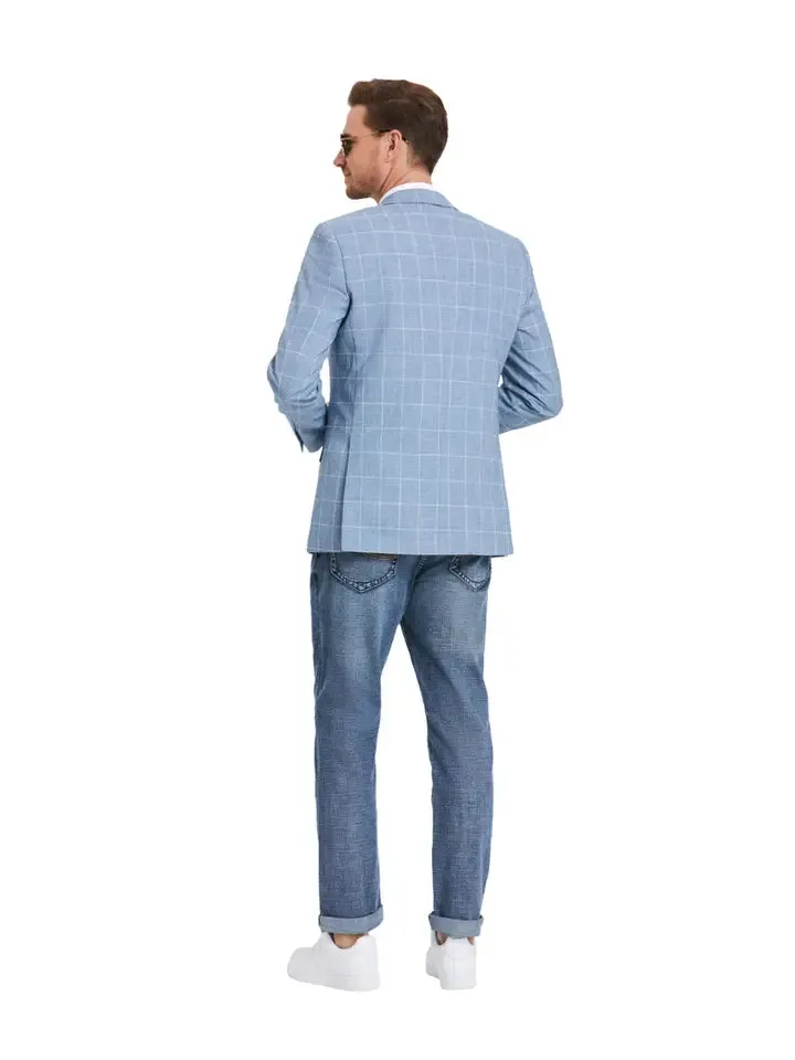 Men's Blazer Windowpane