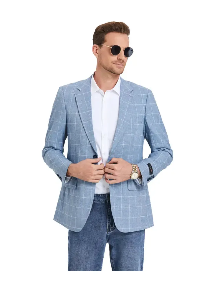 Men's Blazer Windowpane