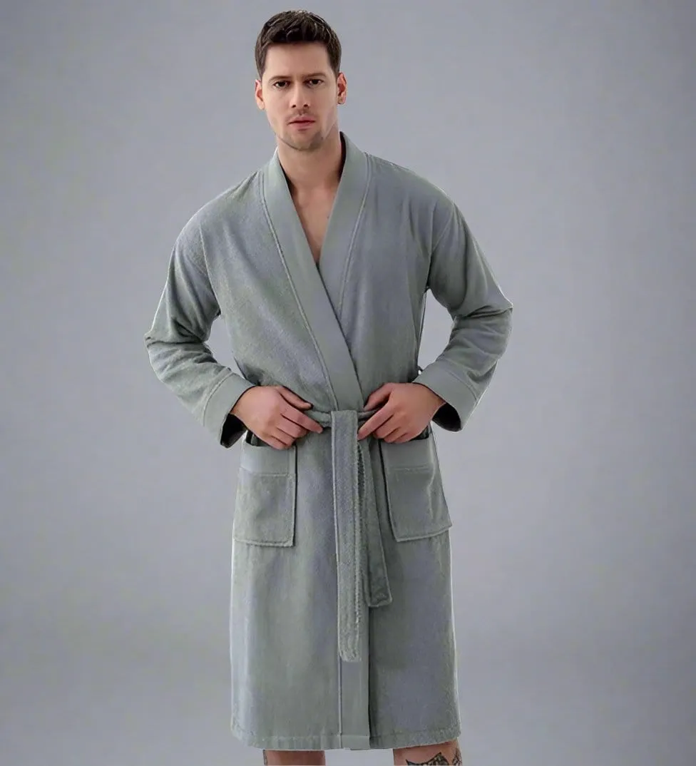 Men's Organic Turkish Cotton Terry Cloth Robe