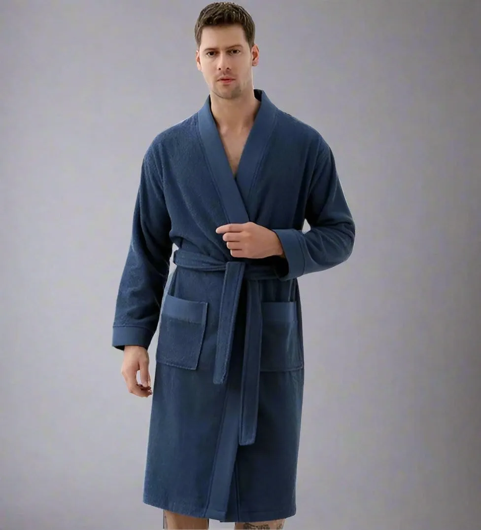 Men's Organic Turkish Cotton Terry Cloth Robe