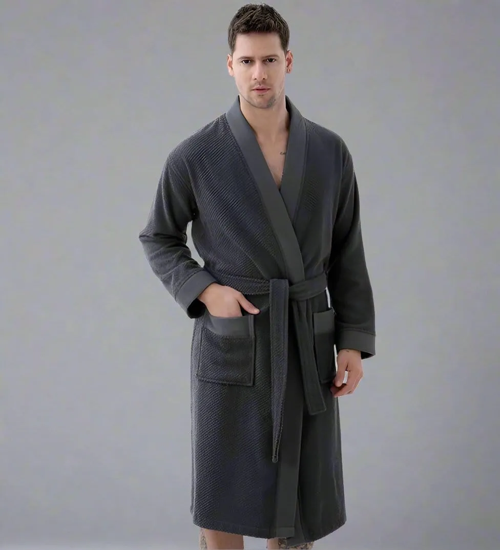 Men's Organic Turkish Cotton Terry Cloth Robe