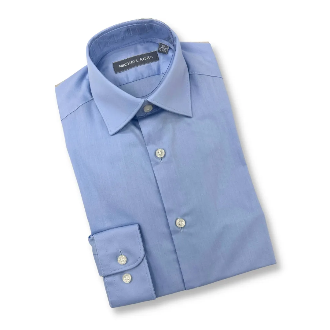 Michael Kors Boys Blue Dress Shirt