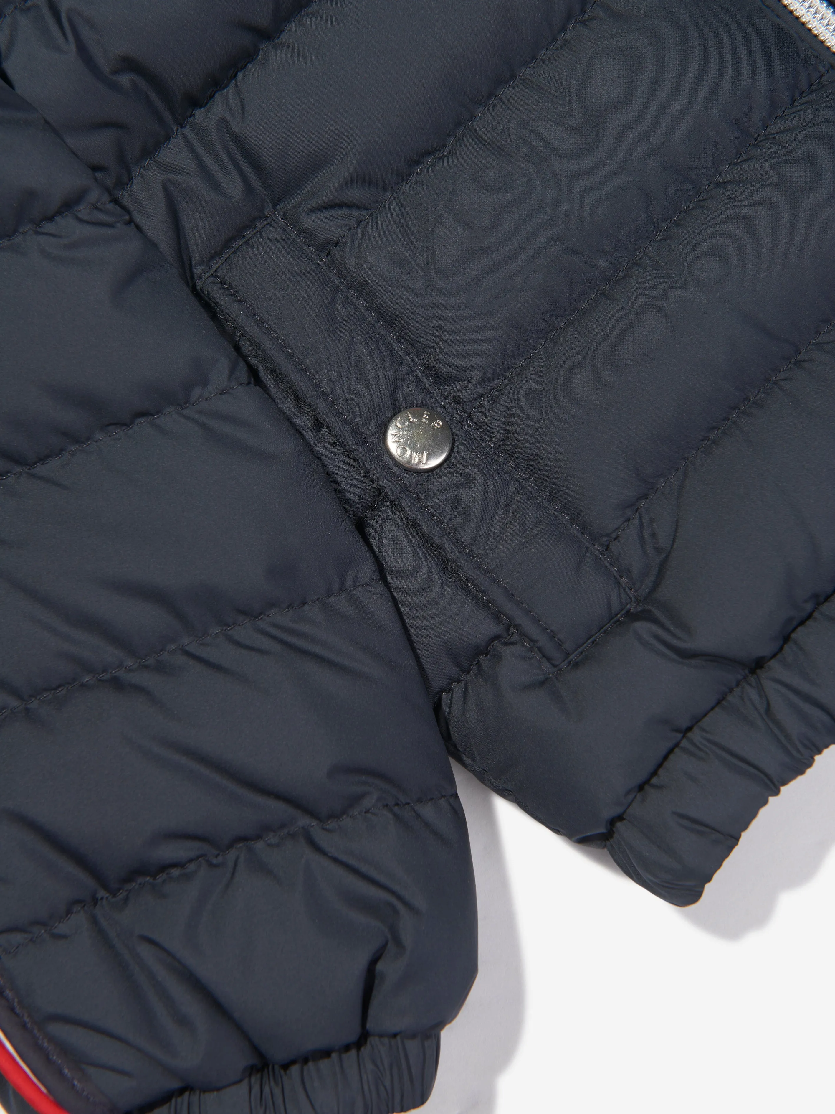 Moncler Enfant Baby Boys Down Padded Baty Jacket in Navy