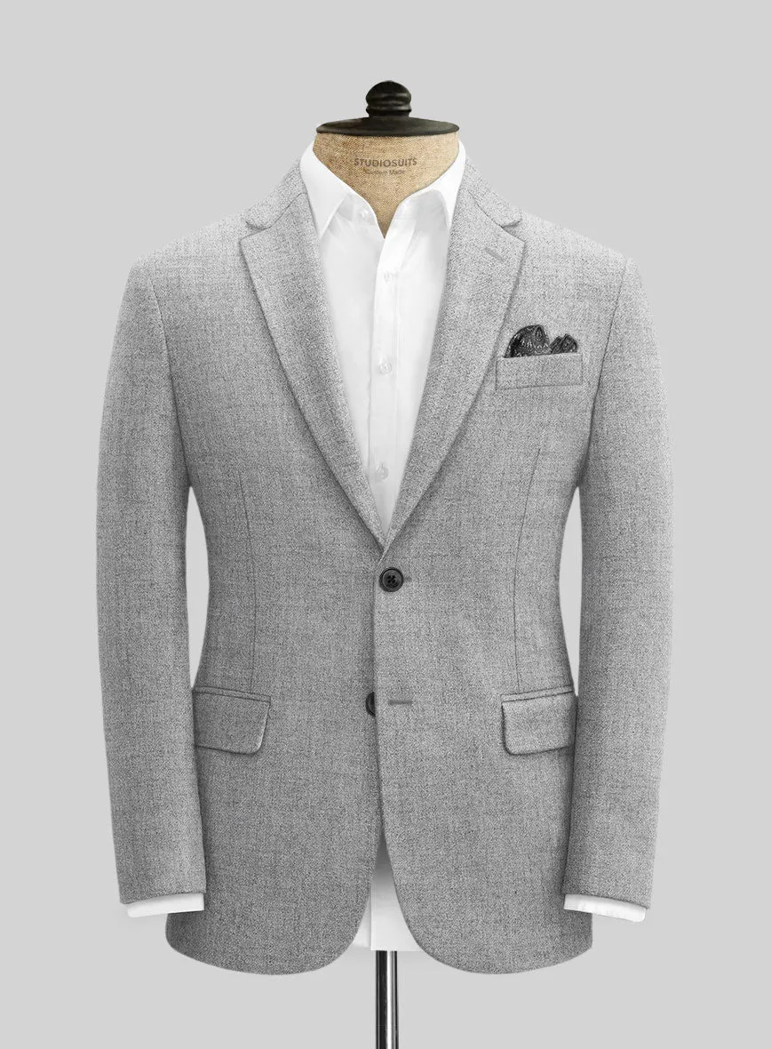 Naples Light Gray Tweed Jacket