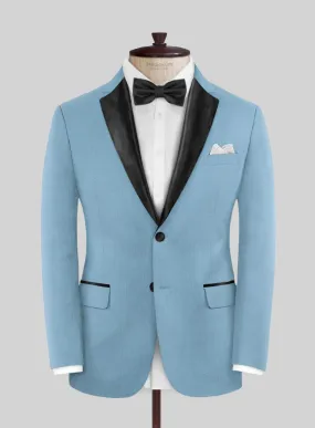 Napolean Taj Blue Wool Tuxedo Jacket