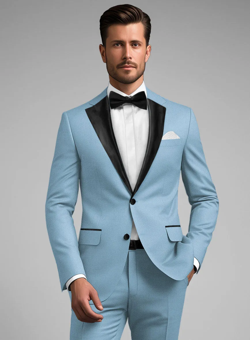 Napolean Taj Blue Wool Tuxedo Jacket