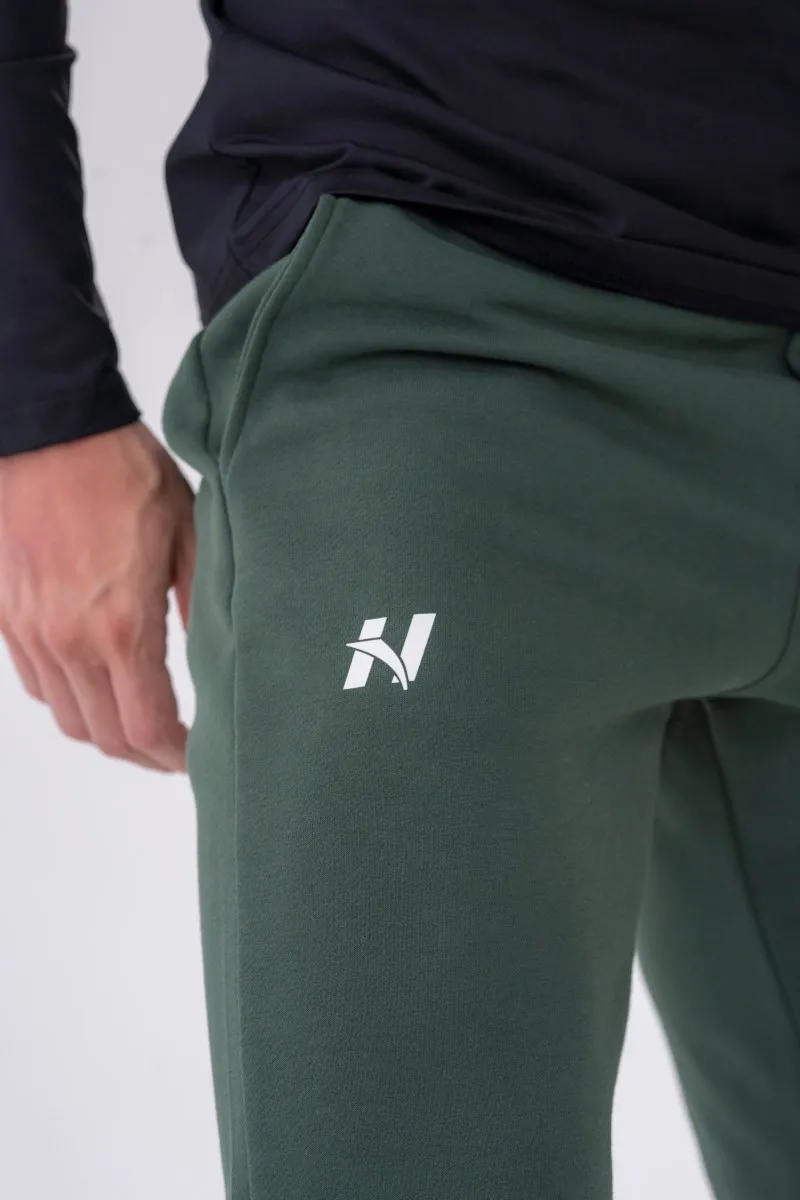 Nebbia Reset Slim Sweatpants with Side Pockets 321 - Dark Green