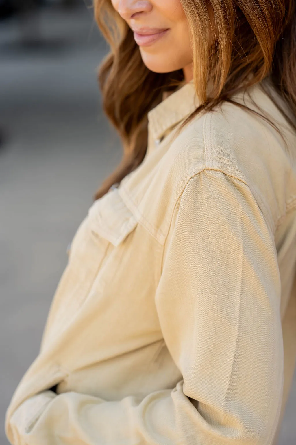 Neutral Side Slit Jacket