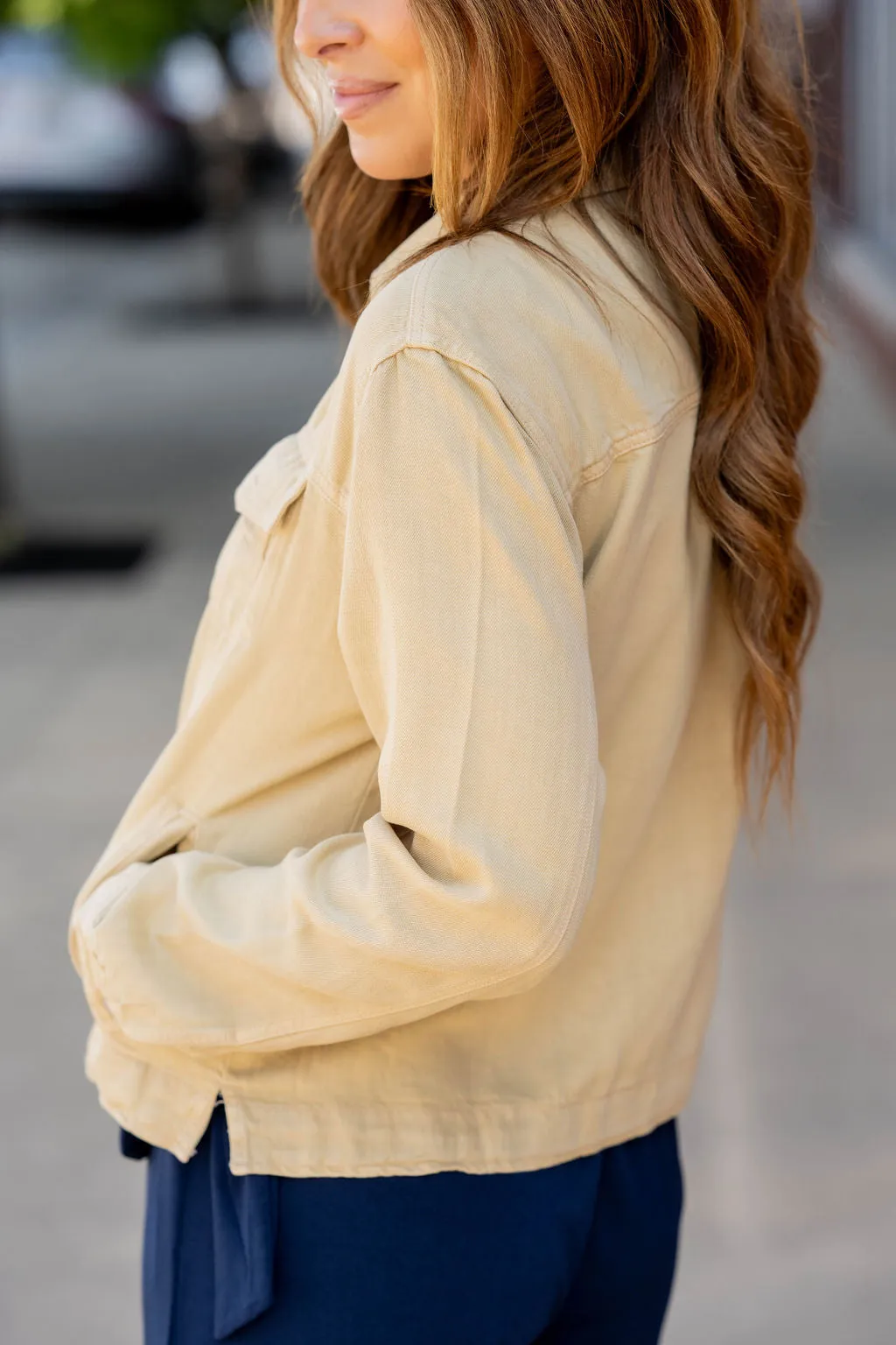 Neutral Side Slit Jacket