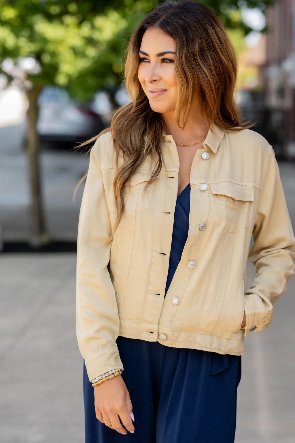 Neutral Side Slit Jacket