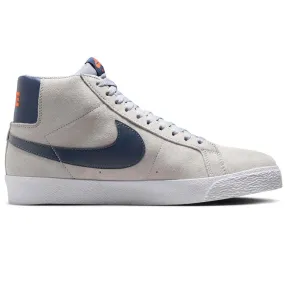 Nike SB Blazer Mid - Wolf Grey / Navy FD0731-004