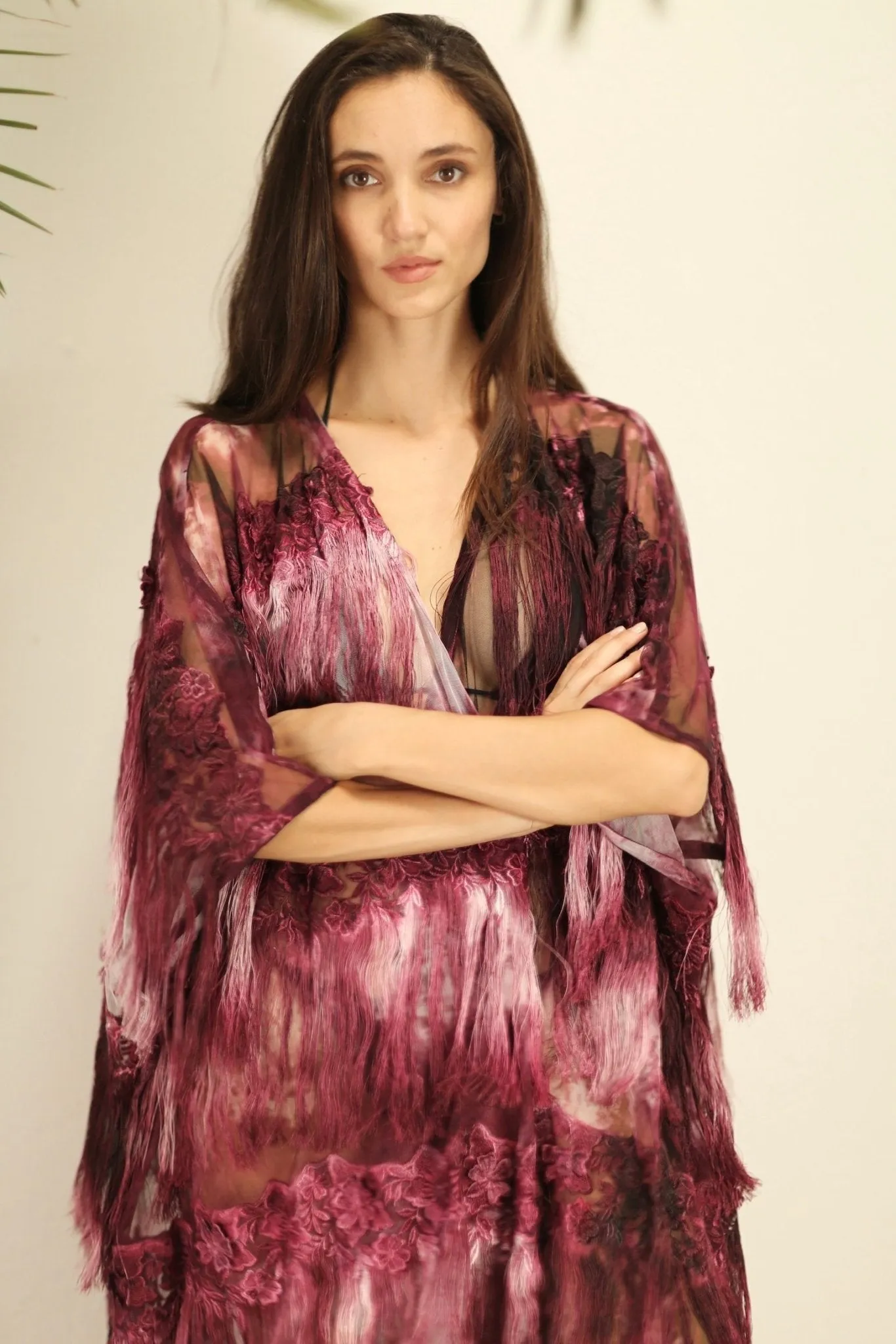 NOVELTY ASCLEPIUS TASSEL KIMONO