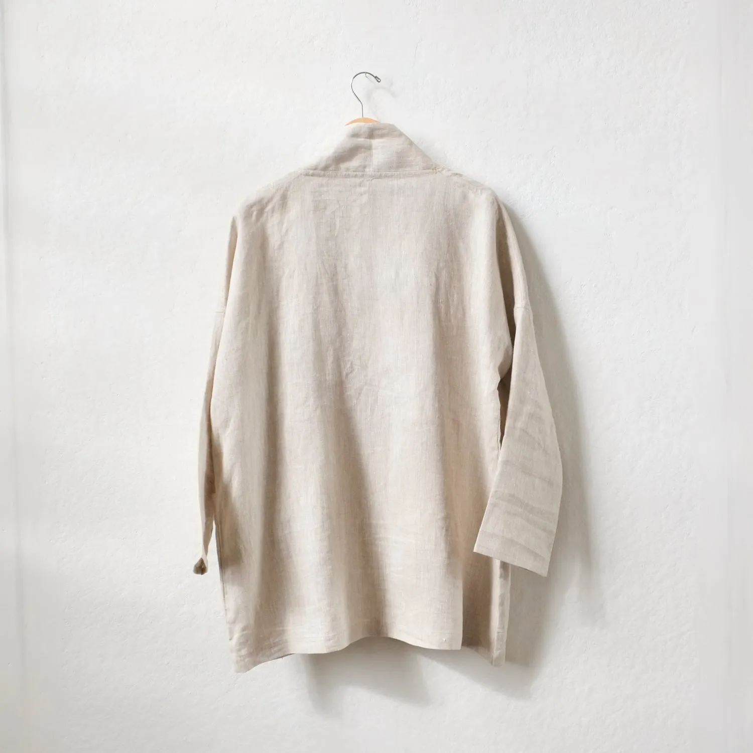 Oatmeal Linen Jacket