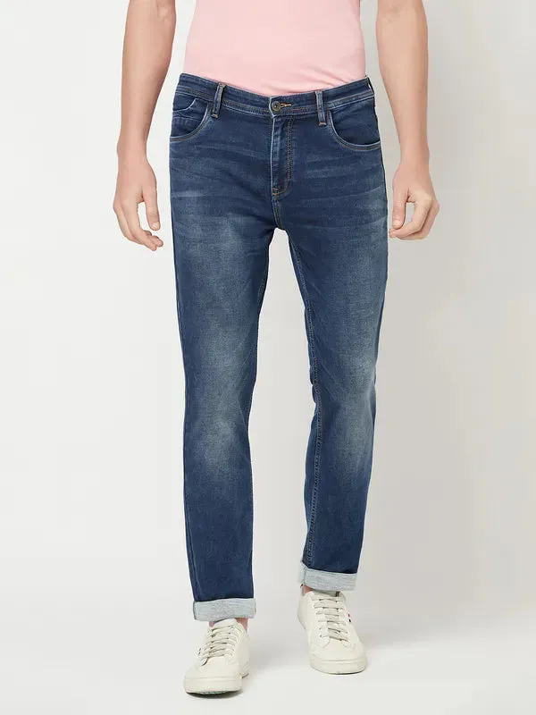 Octave Men Blue Stretchable Cotton Jeans