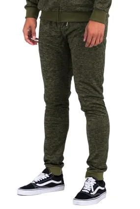 Olive Marbled Light Weight Active Joggers