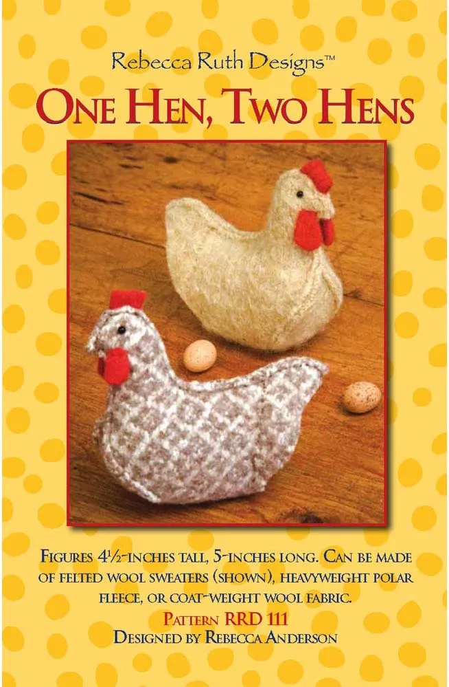 One Hen, Two Hens Pattern