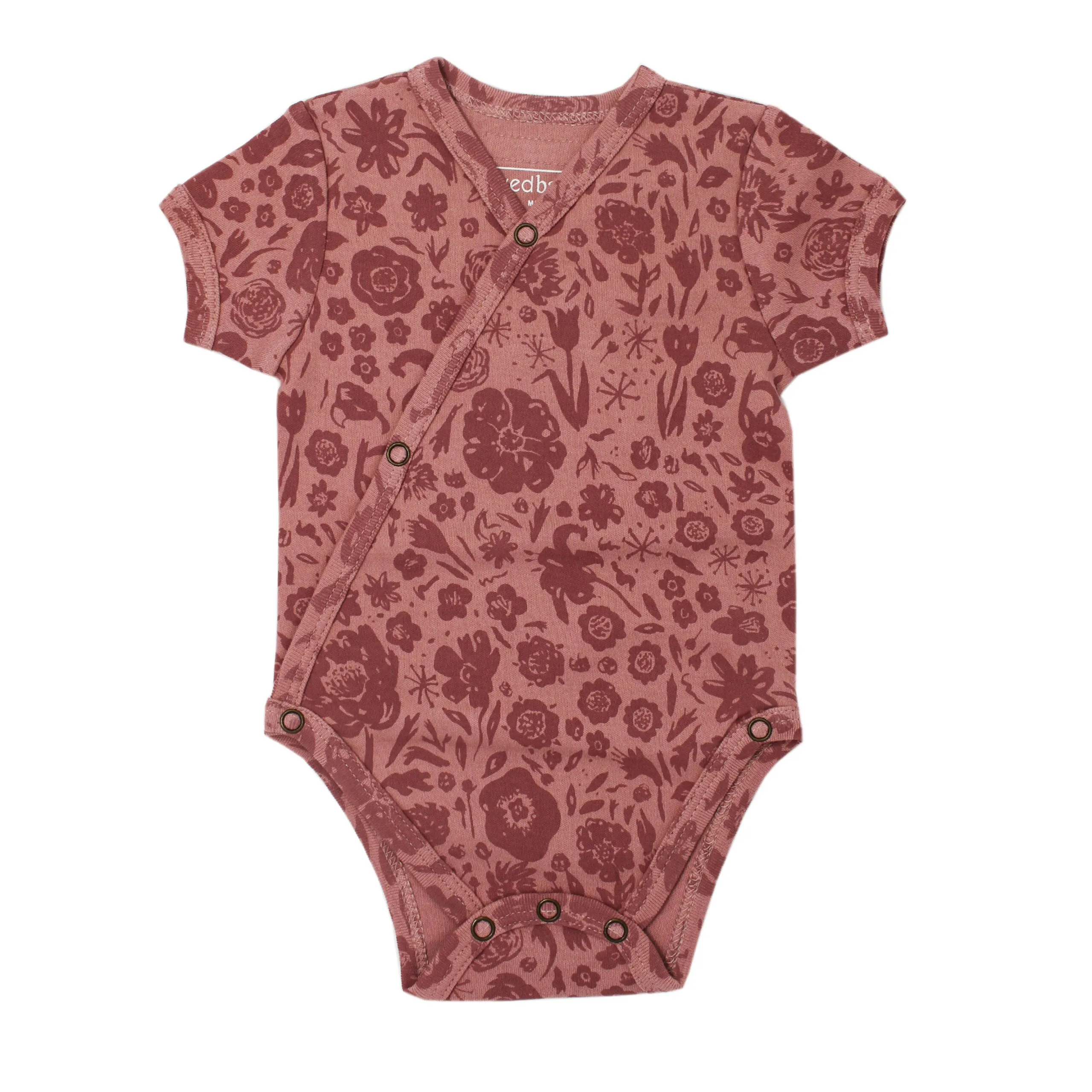 Organic Kimono Bodysuit Print