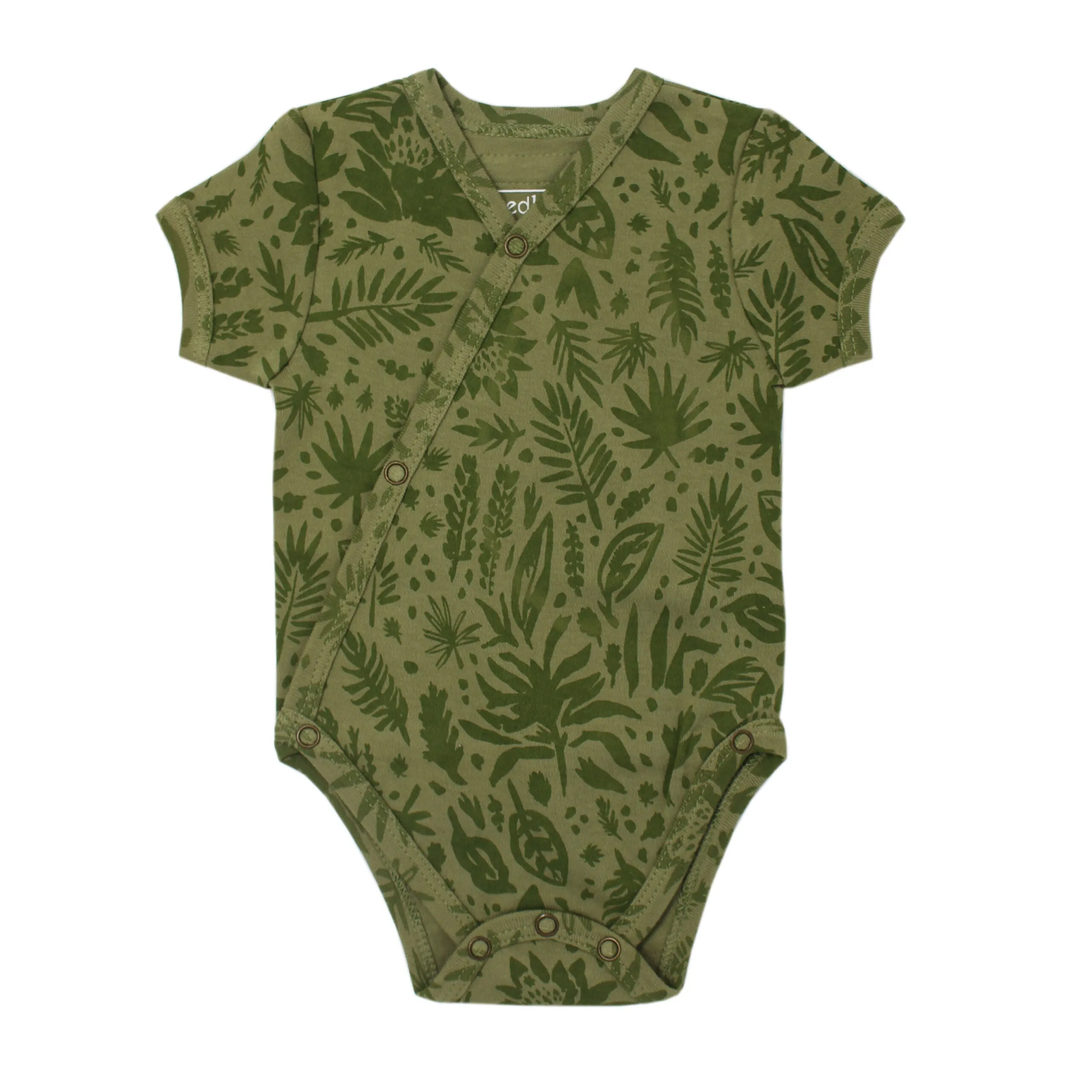 Organic Kimono Bodysuit Print