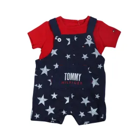 ORIGINAL - Baby - Short Sleeve Top And All Stars Printed Romper Set