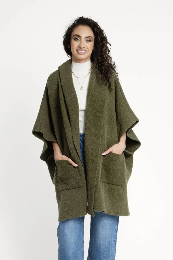 Oversized Hooded Kimono