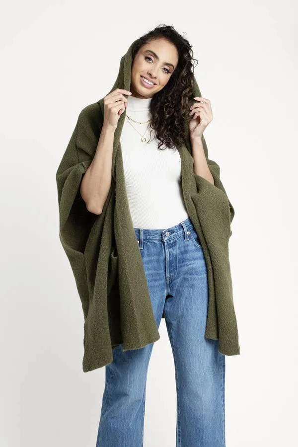 Oversized Hooded Kimono