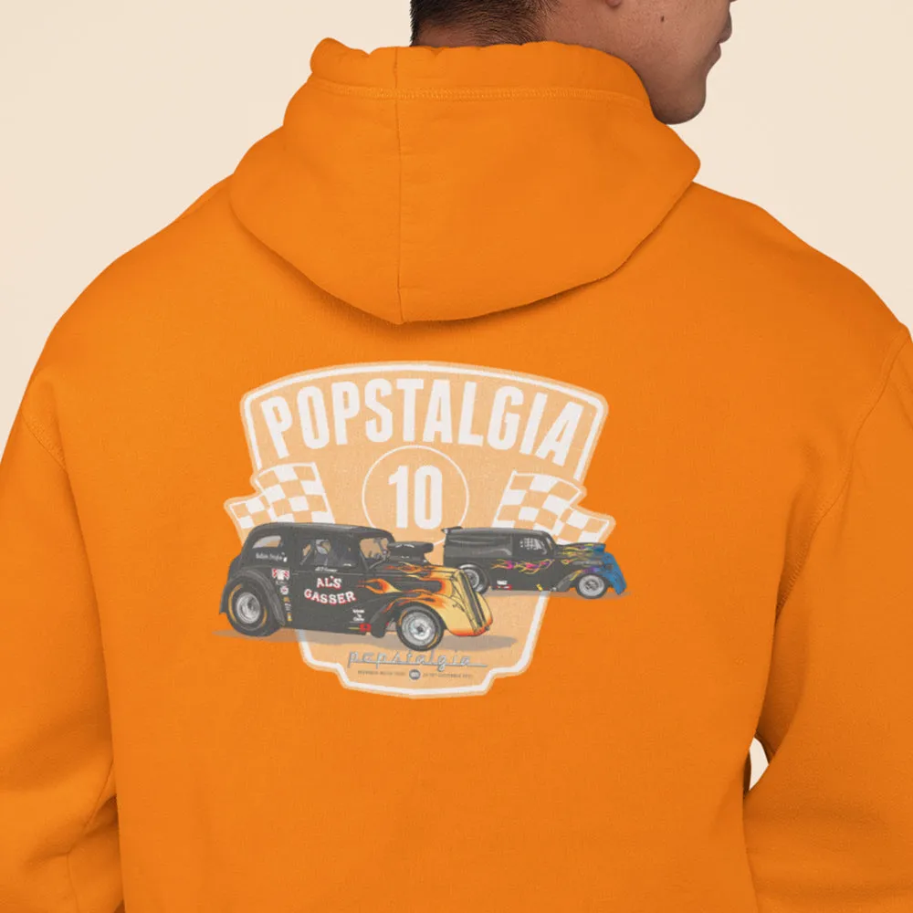 POPSTALGIA 10 FRONT & BACK PRINT ZIP-UP HOODIE