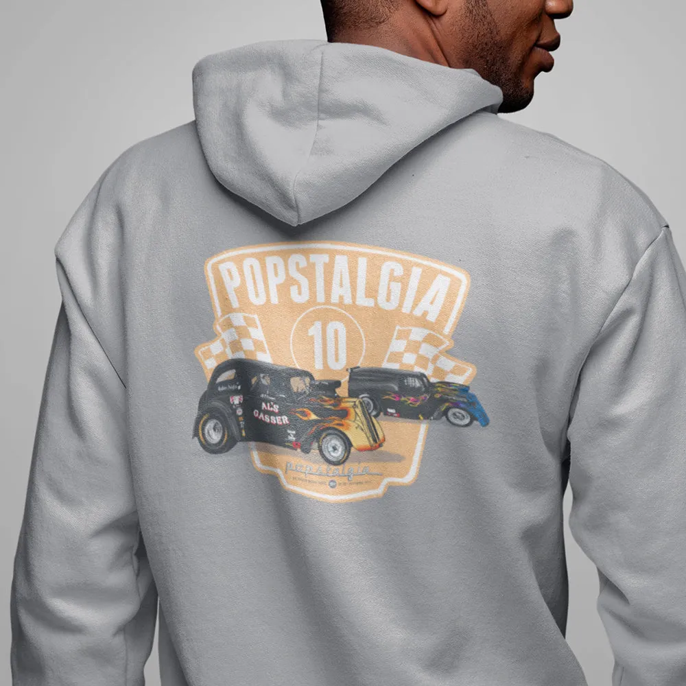 POPSTALGIA 10 FRONT & BACK PRINT ZIP-UP HOODIE