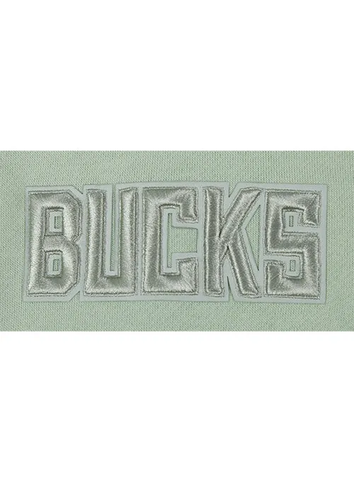 Pro Standard Neutral Moss Milwaukee Bucks Twill Jacket