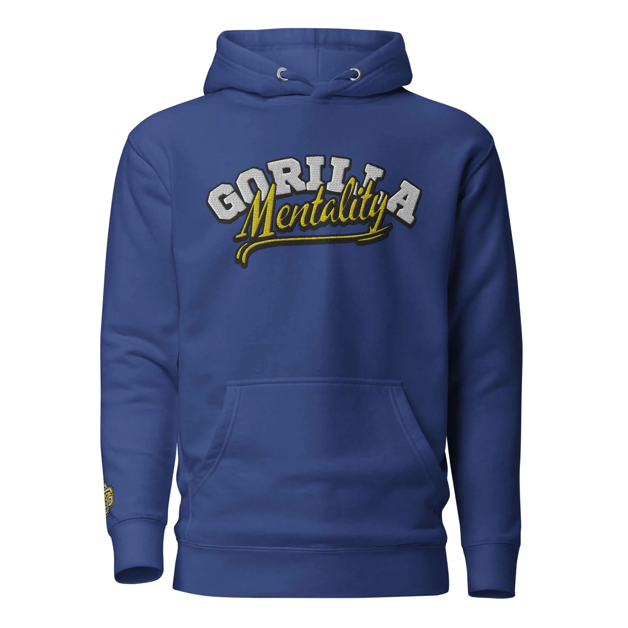 "Gorilla Mentality" Embroidered Unisex Hoodie (Color options available)