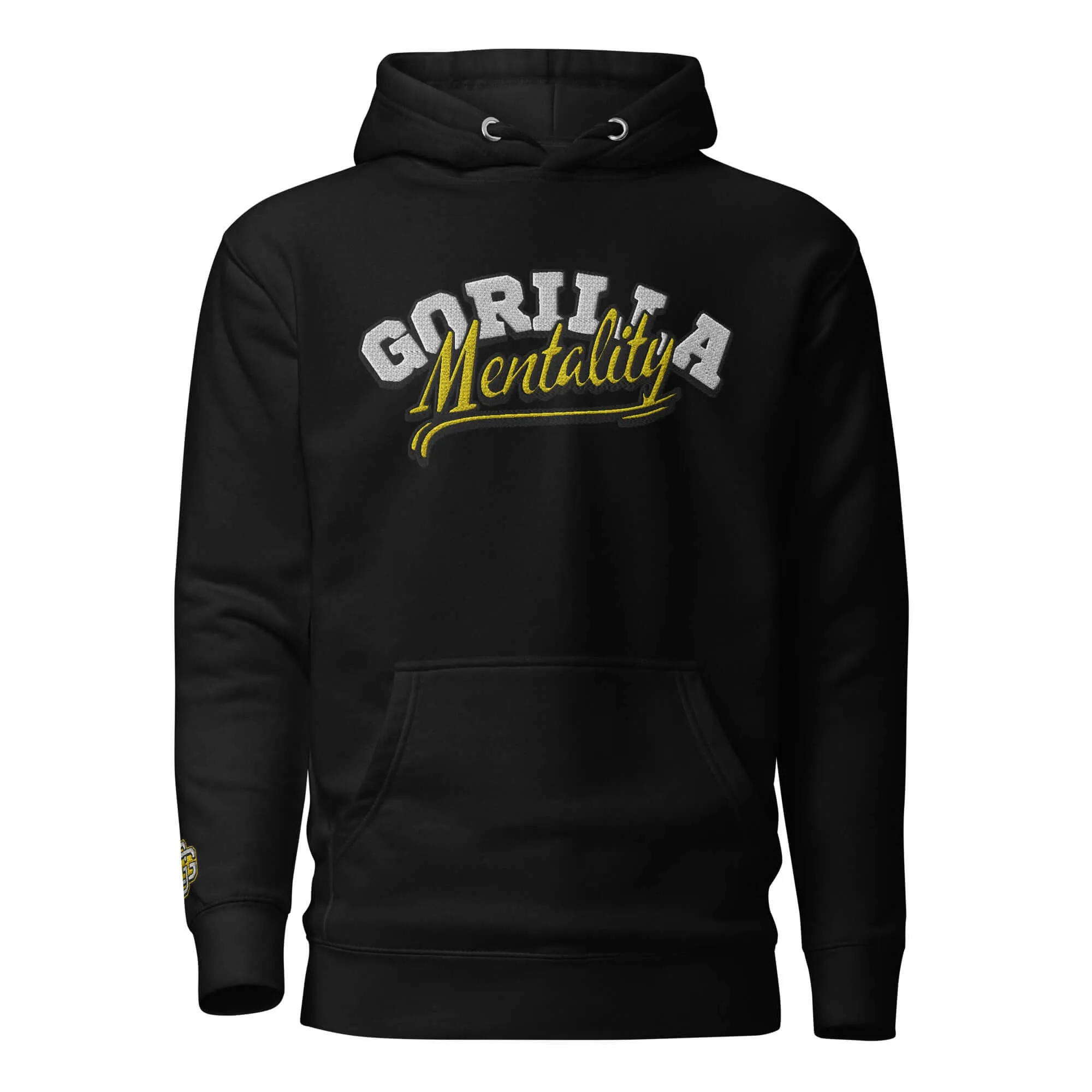 "Gorilla Mentality" Embroidered Unisex Hoodie (Color options available)