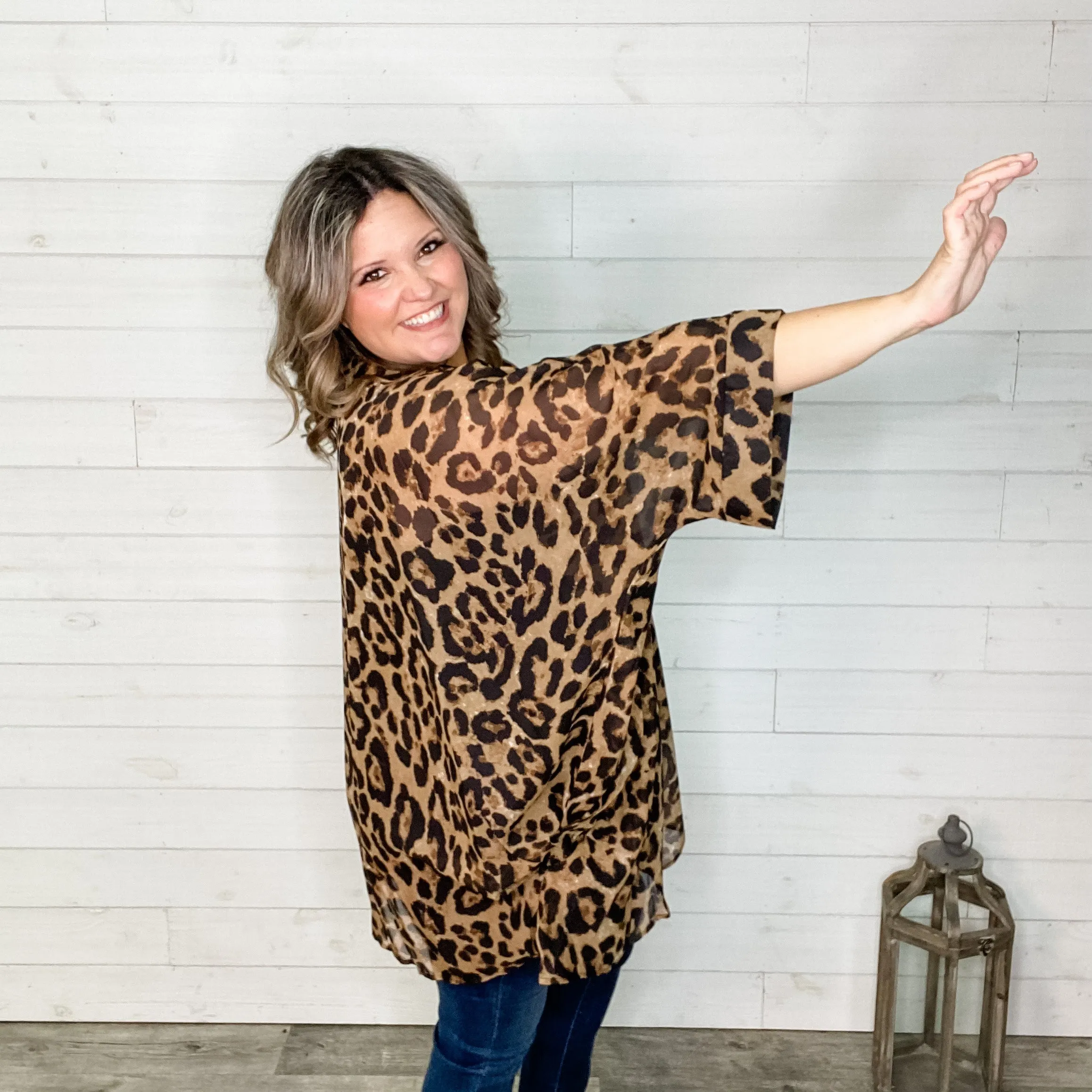 "It's A Neutral"  Animal Print Kimono