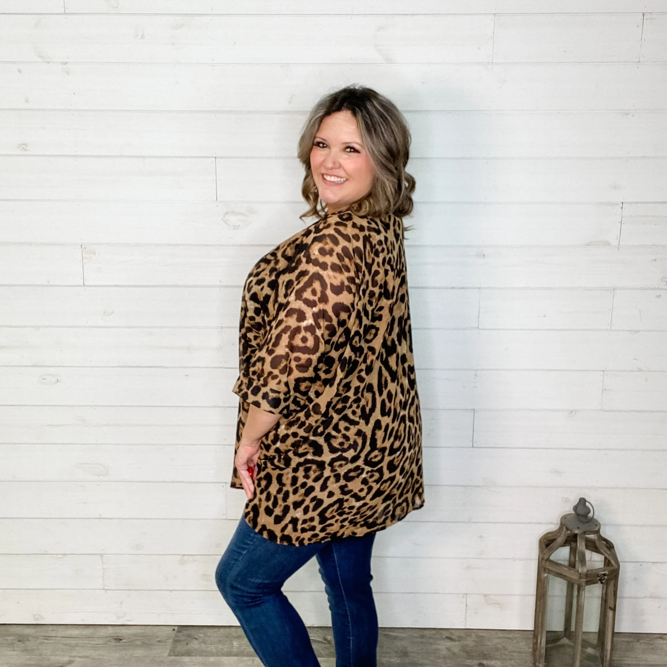 "It's A Neutral"  Animal Print Kimono