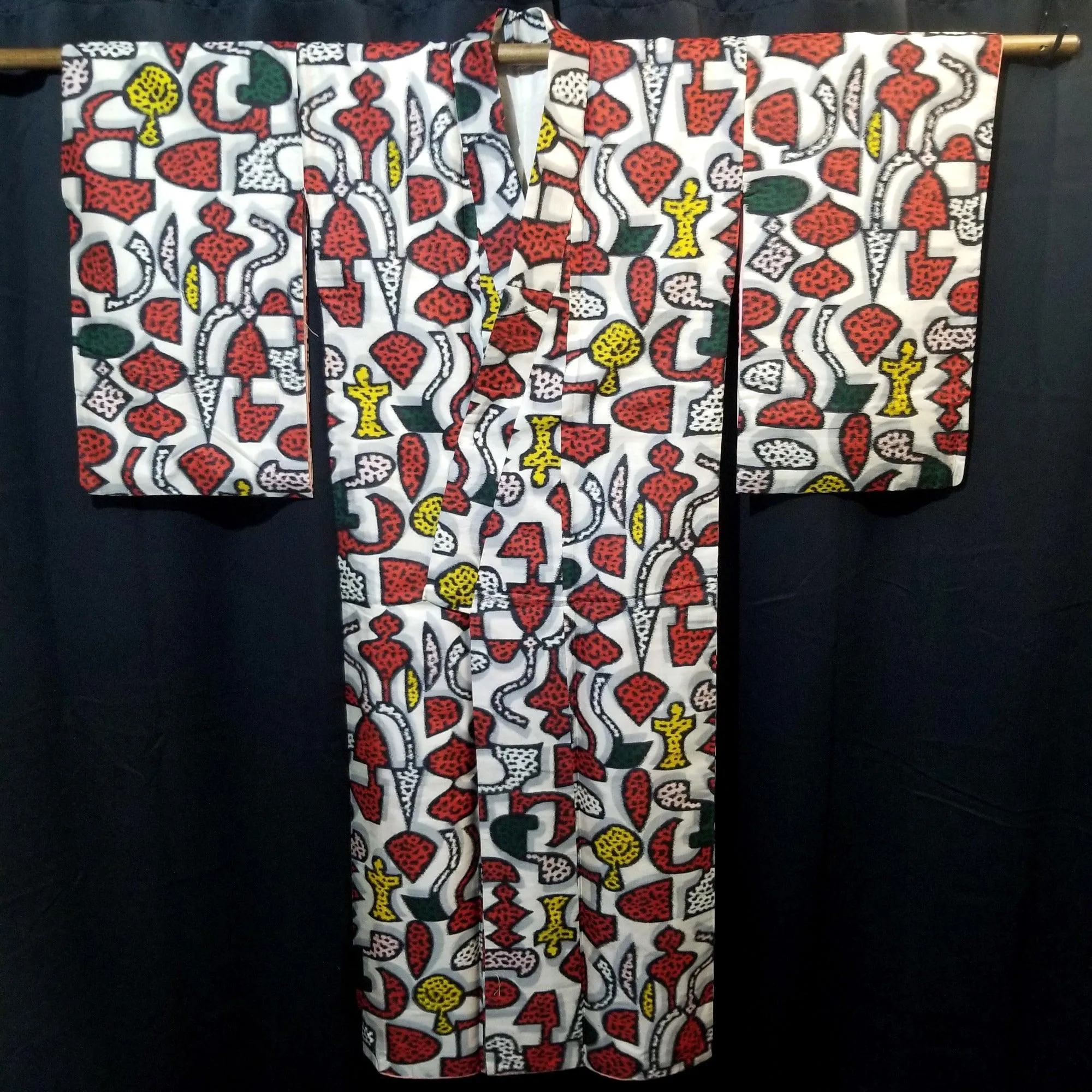 "Wild and Wonderful" Vintage Meisen Kimono