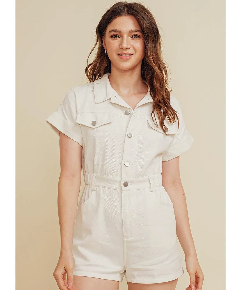 Raley Twill Romper