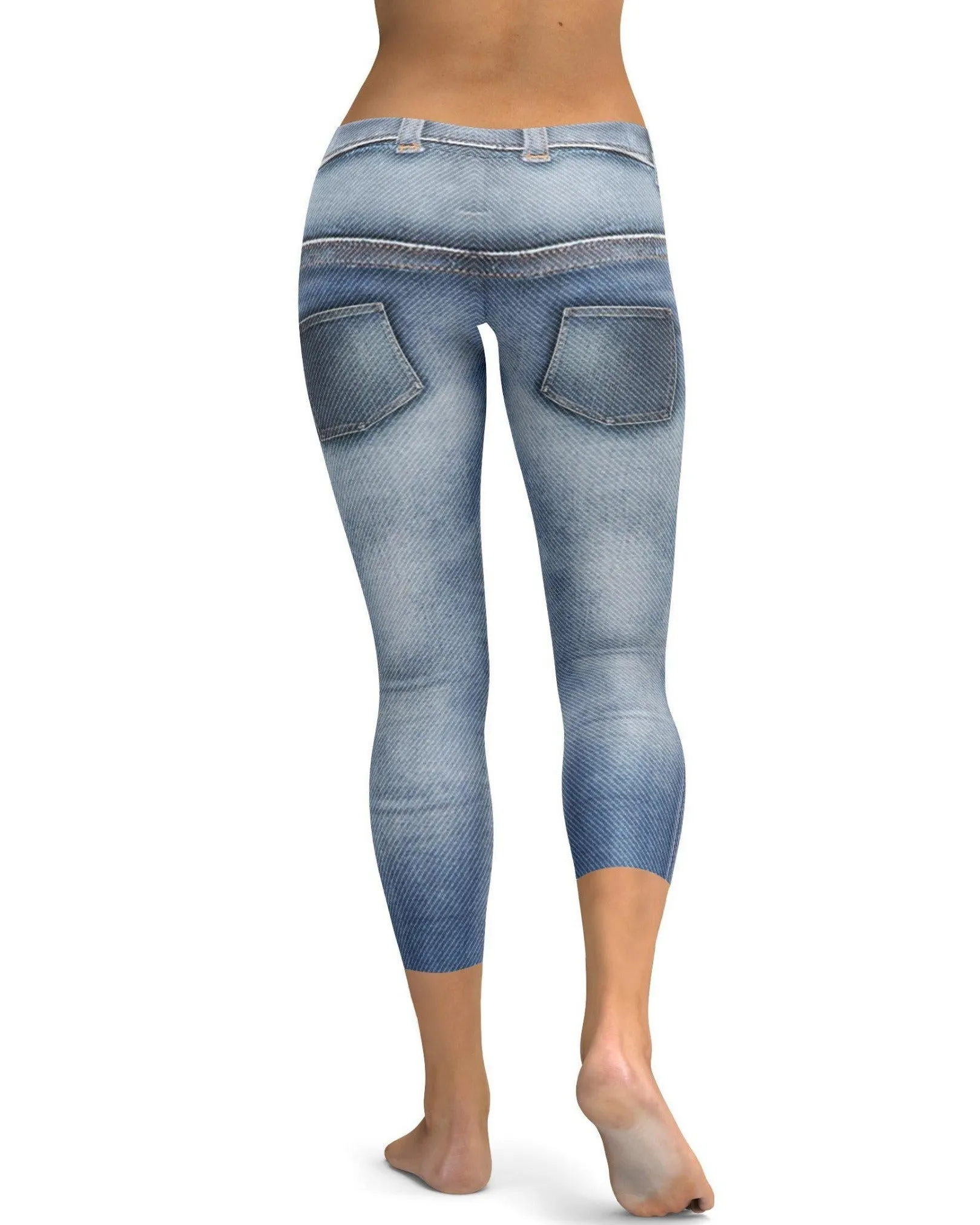 Realistic Jeans Capris