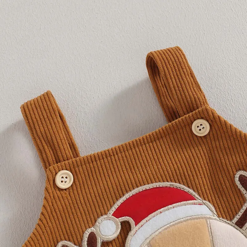 Reindeer Corduroy Romper