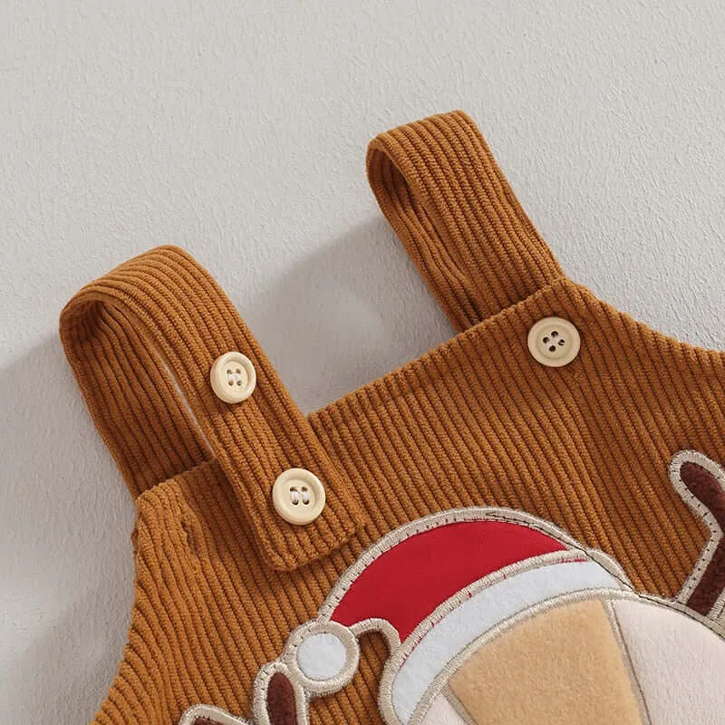 Reindeer Corduroy Romper