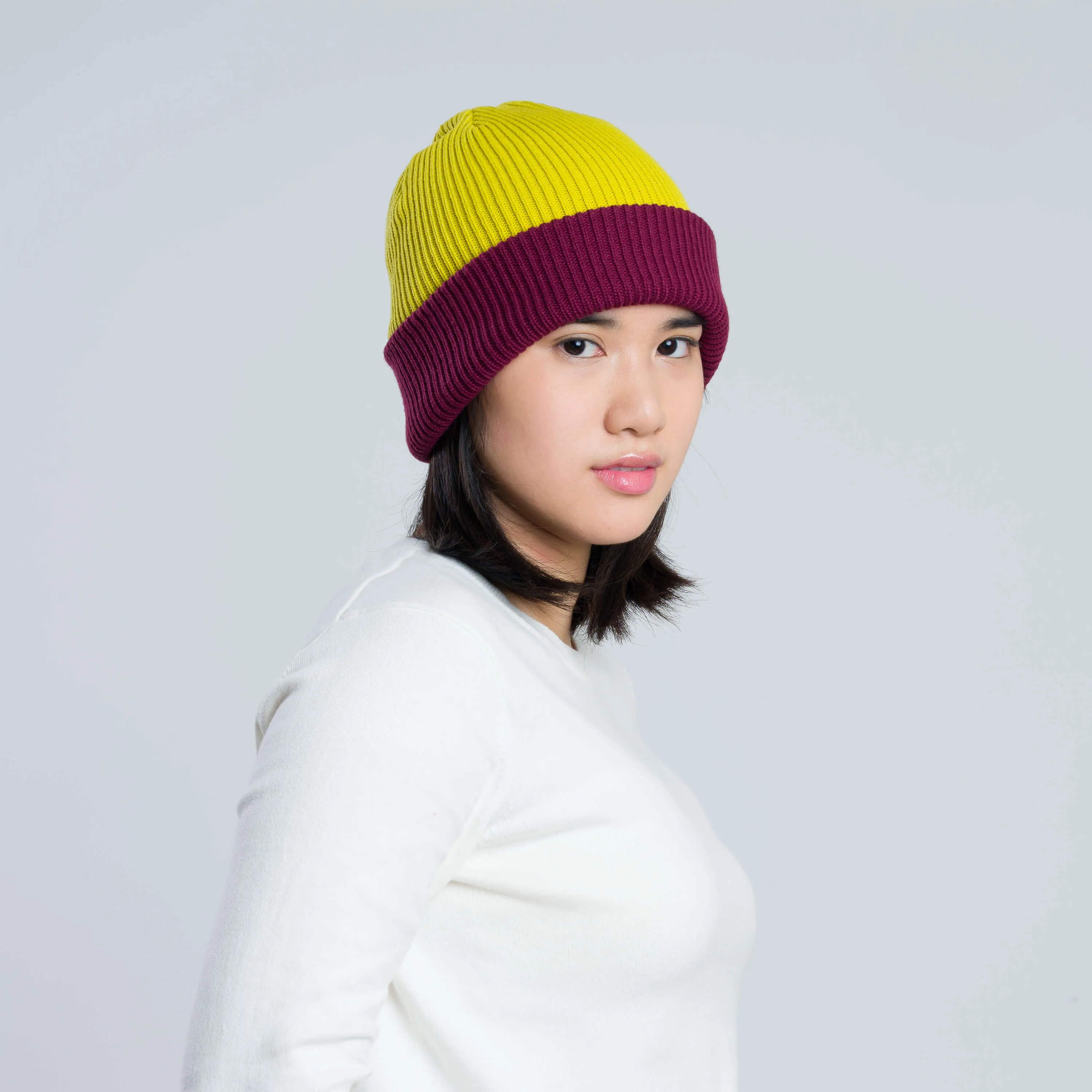 Ribbed Reversible Knit Hat