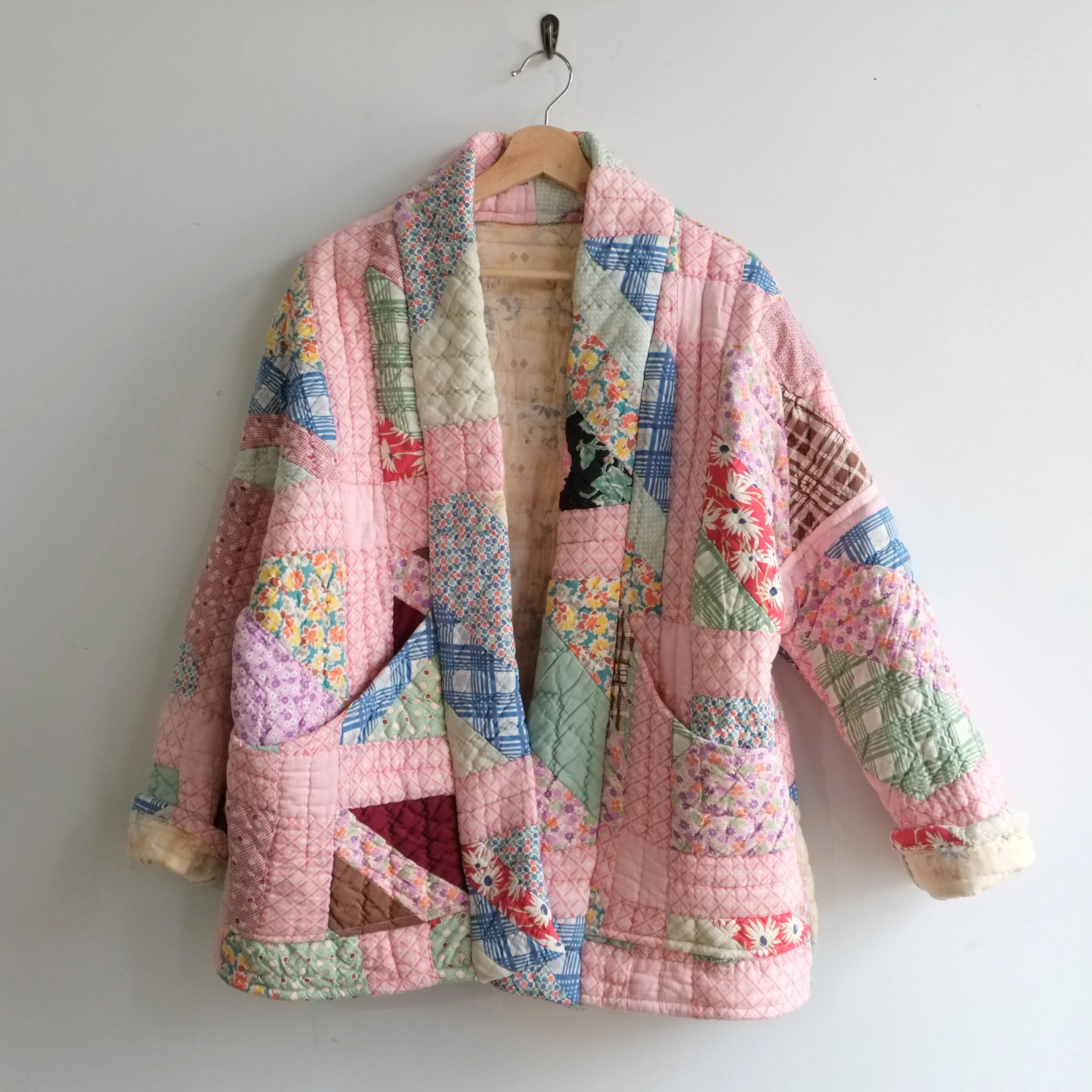 S Pink Floral Faith Jacket LM007